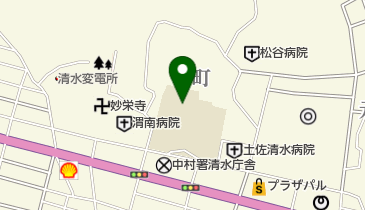 土佐清水市立清水小学校の地図画像