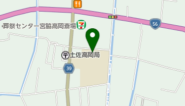 土佐市立高岡第一小学校の地図画像