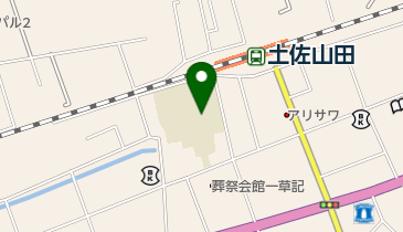 香美市立山田小学校の地図画像