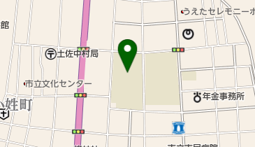 四万十市立中村小学校の地図画像