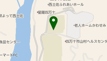 四万十市立西土佐小学校の地図画像