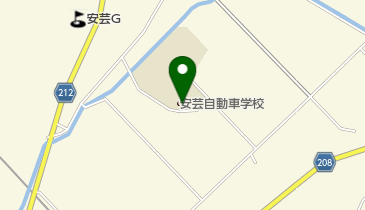 安芸自動車学校の地図画像