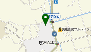 高知病院附属看護学校の地図画像