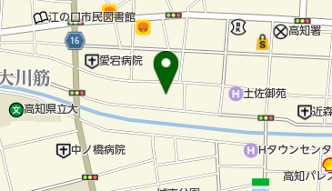 近森病院附属看護学校の地図画像