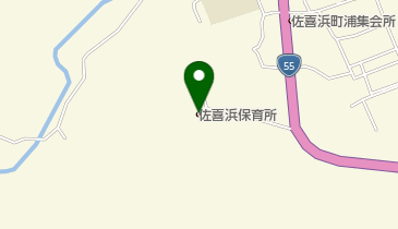 室戸市立佐喜浜保育所の地図画像