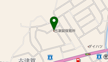 四万十市立古津賀保育所の地図画像