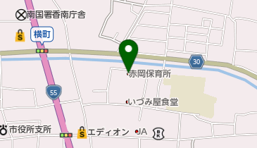 香南市立赤岡保育所の地図画像