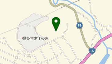 大方くじら保育園の地図画像