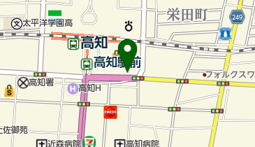 高知公務員学院の地図画像