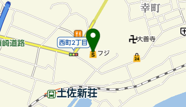 フジ須崎店の地図画像