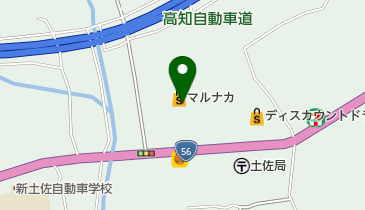 マルナカ土佐店の地図画像