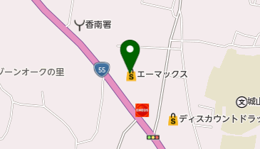エーマックス赤岡店の地図画像