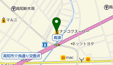 ナンコクスーパー高須店の地図画像