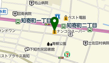 ナンコクスーパー下知店の地図画像