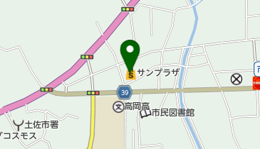 サンプラザ土佐ショッピング店の地図画像