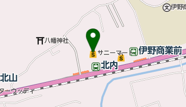 サニーマートサニーアクシスいの店の地図画像