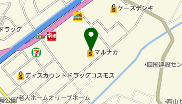 マルナカ須崎店の地図画像
