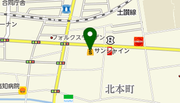 サンシャインクレア店の地図画像