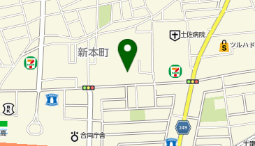 エースワン新本町店の地図画像