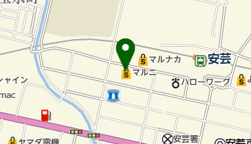 ホームセンターマルニ安芸店の地図画像