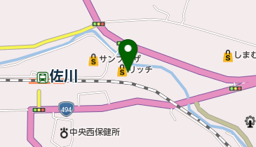 ホームセンターリッチ佐川店の地図画像