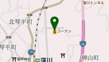 コーナンホームストック窪川店の地図画像