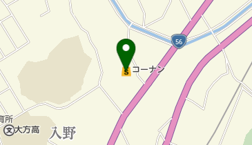 コーナンホームストック黒潮店の地図画像