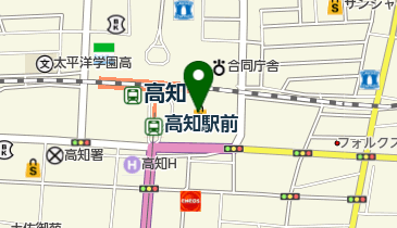ホームセンターコーナン高知駅前店の地図画像