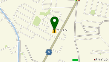 コーナンホームストック瀬戸南店の地図画像