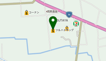 ツルハドラッグ高岡東店の地図画像