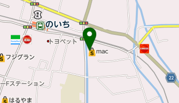 mac野市店の地図画像