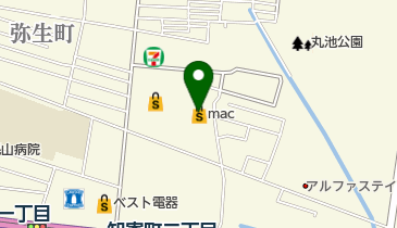 mac東雲店の地図画像