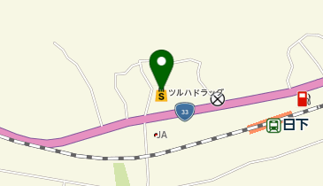 ツルハドラッグ日高店の地図画像