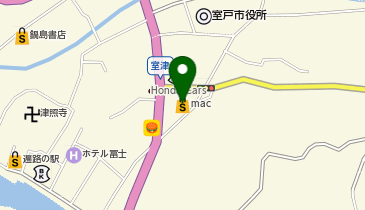 mac室戸店の地図画像