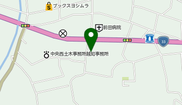 mac越知店の地図画像