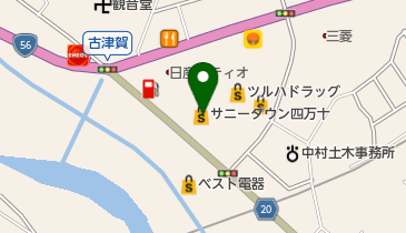 サニータウン四万十の地図画像