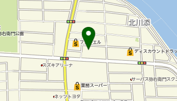 マックハウスS.S.F.高知インター北川添店の地図画像