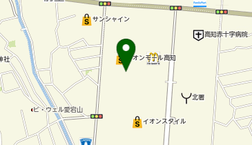 メガスポーツ高知店の地図画像