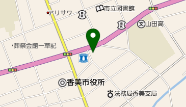 金高堂土佐山田店の地図画像