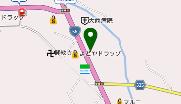 ブックス56書店の地図画像