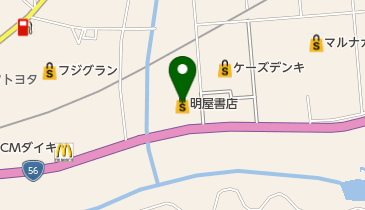 (株)明屋書店四万十川店の地図画像