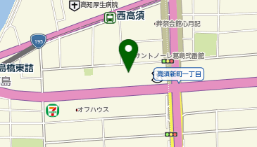 ブックオフ高知高須店の地図画像