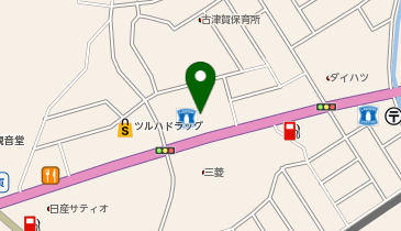 ダイソー中村古津賀店の地図画像