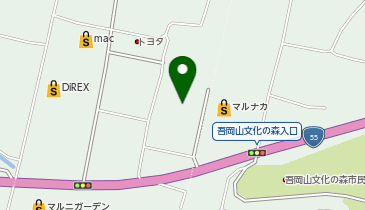 ダイソーマルナカ南国店の地図画像