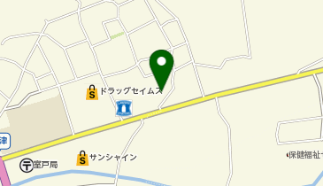 ダイソー室戸店の地図画像