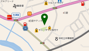 Seriaサニータウン四万十店の地図画像