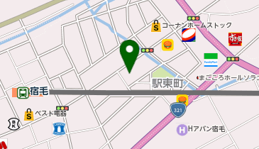 auショップ宿毛の地図画像