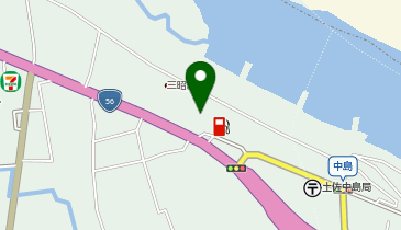 auショップ高岡の地図画像