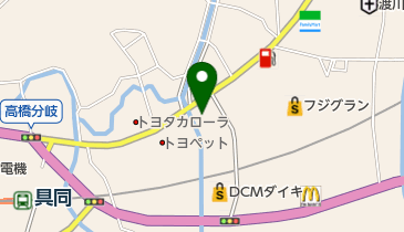 ネッツトヨタ高知中村店の地図画像