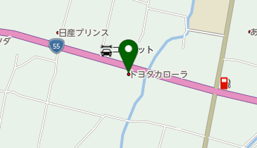 トヨタカローラ高知南国店の地図画像